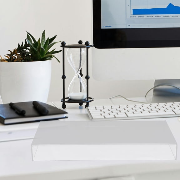 HONMEET Clear Acrylic Keyboard Cover Keyboard Protector Against Water Spills and Dust