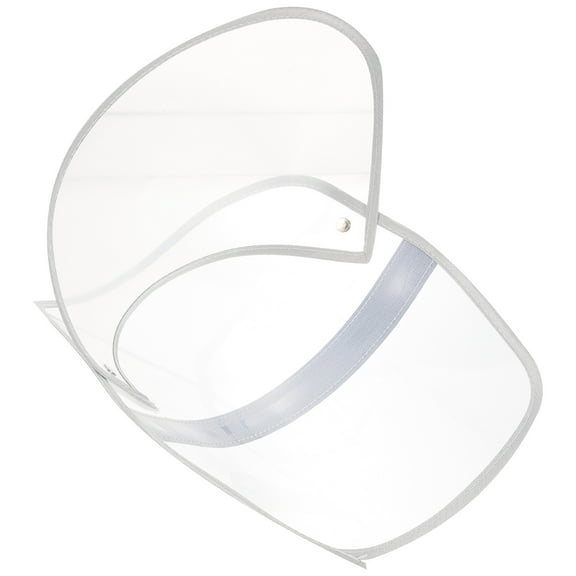 HONMEET Clear Raincoat Hat Visor Shield Detachable Plastic Face Protector for Outdoor Weather