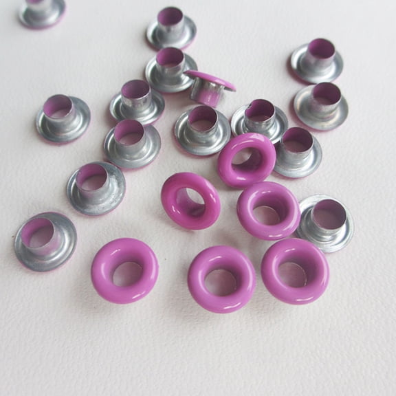 HONMEET 100PCS Metal Rivet Buckle Kit Eyelet Button Kit Assorted Color for DIY Crafts Projects for Craft Enthusiasts