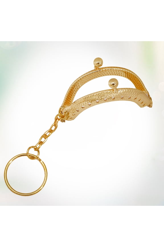 Metal Frame Purse Handbag Accessories for Friends and Families in Golden 1Pcs