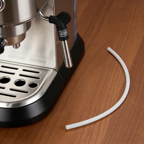 HONMEET Coffee Machine Steam Pipe Replacement White Flexible Tube with Steam Leak Proof Seal for Espresso
