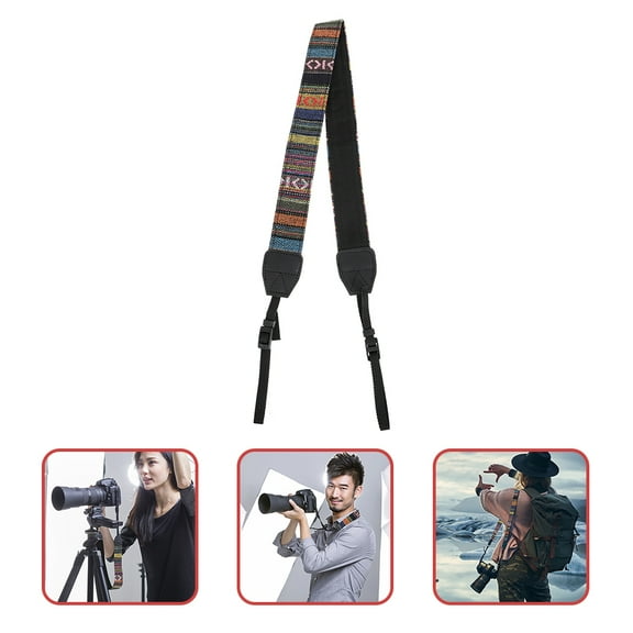 HONMEET Black Comfortable Breathable Camera Neck Strap for , Mirrorless Cameras and Photography Accessories