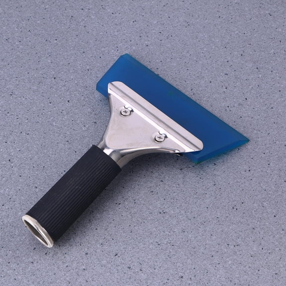 HONMEET Compact Blue Car Window Scraper with Durable Body for Removing Water and Snow Easily