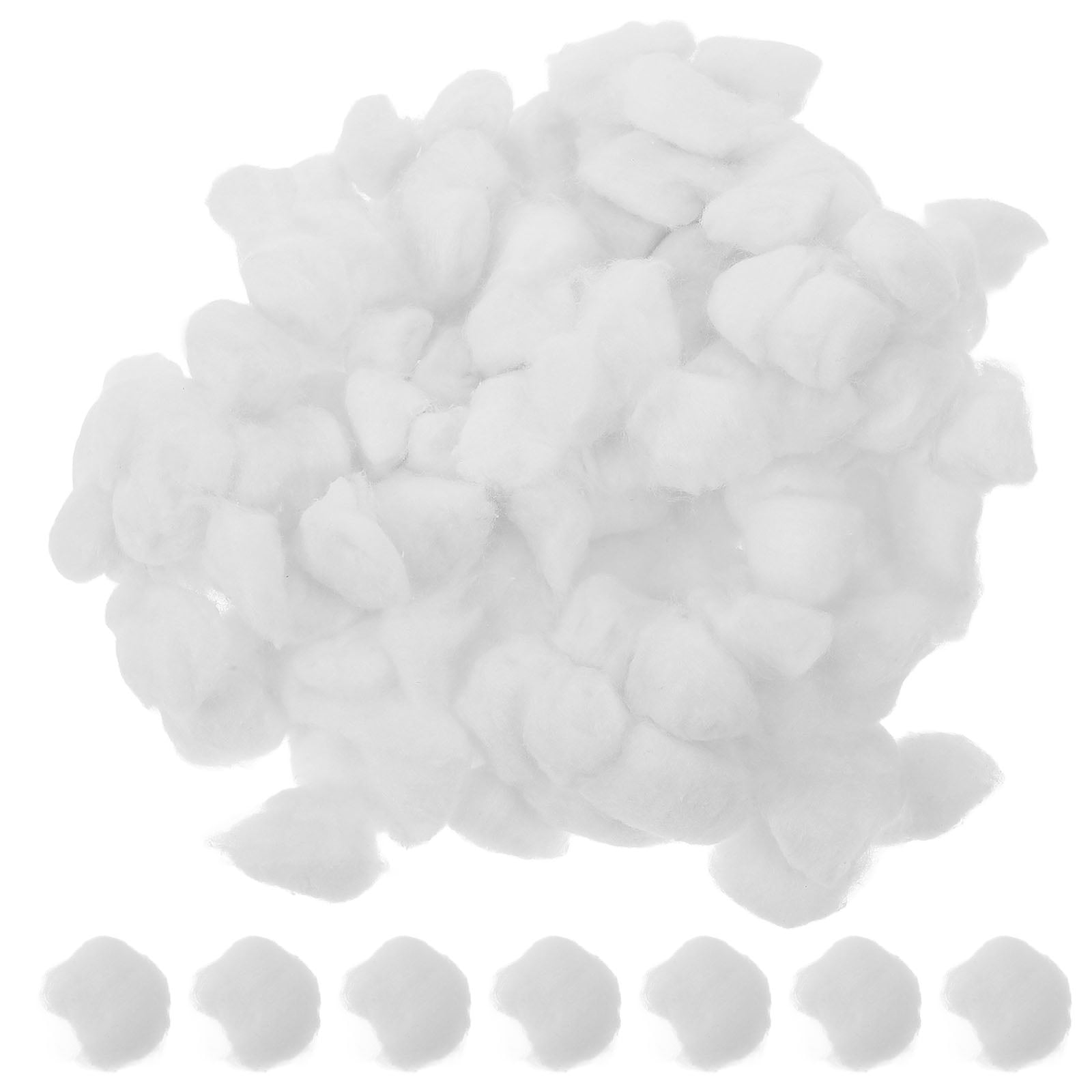 HONMEET Cotton Balls 54Pcs White 2X2X2in For Skincare And Supplies Home Use