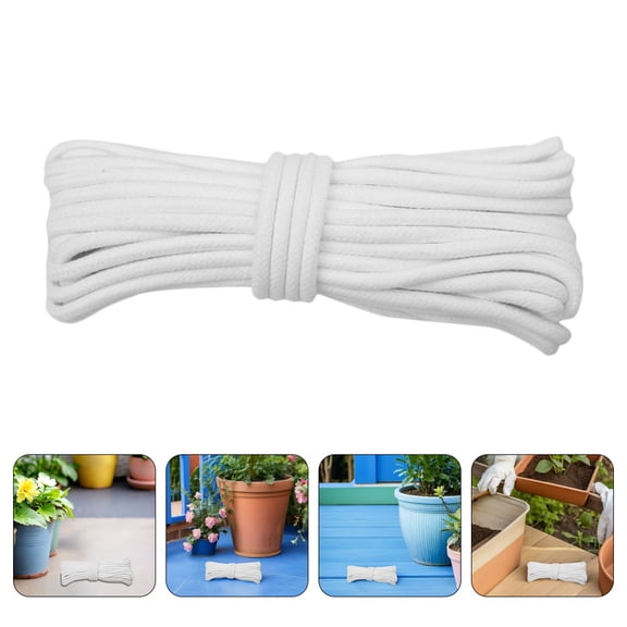 HONMEET Cotton Self Watering Wick Cord for Indoor Plants, Automatic Watering Rope, Easy to Install and Maintain