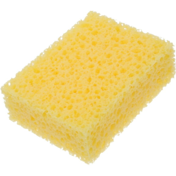 HONMEET Craft Sponges Rectangle Sponges For Art Craft Pottery Clay Ceramics Artists Yellow 1Pack 4.7X3.5X1.6In