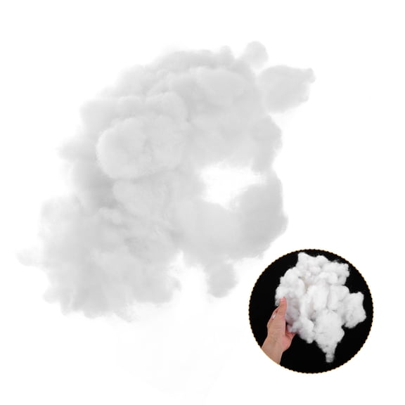 HONMEET Soft PP Fiber Craft Stuffing Cotton for Plush Toys, Pillows, Cushions, and Projects, 1 Pack Filling Material
