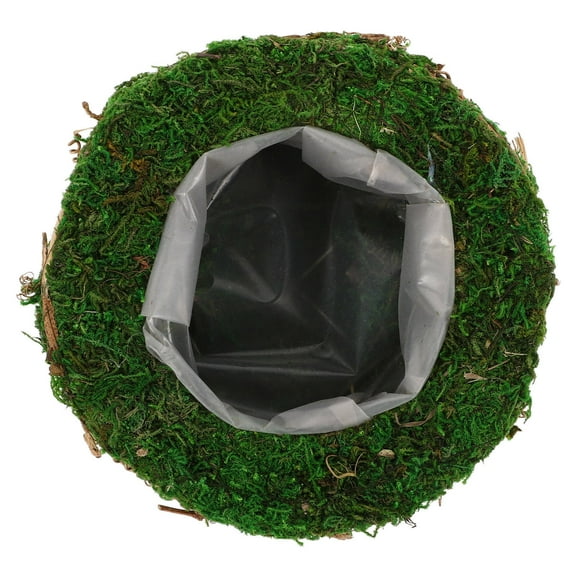 HONMEET Garden Containers Green Moss Planter Pot Rustic Style Decorative Flower Pot