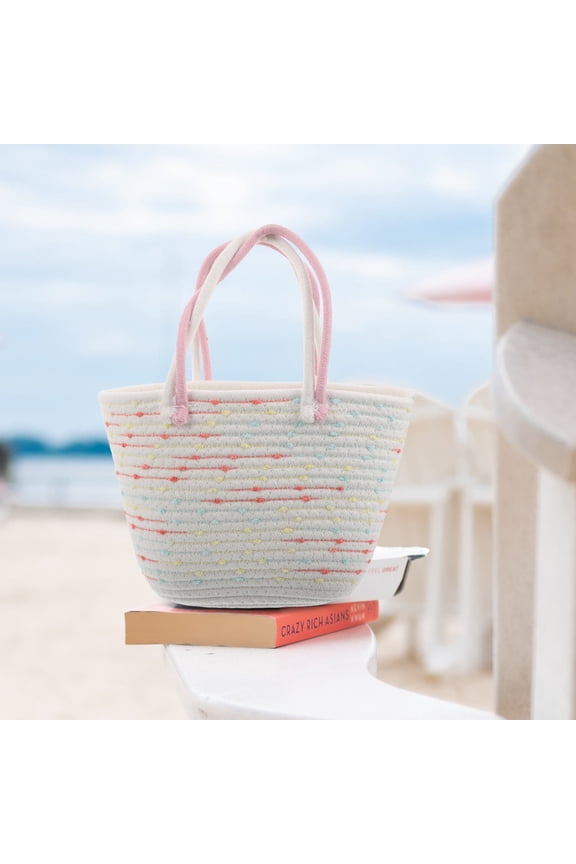 Crochet Bags for Women Fashionable Design Cotton Rope Convenient to Carry