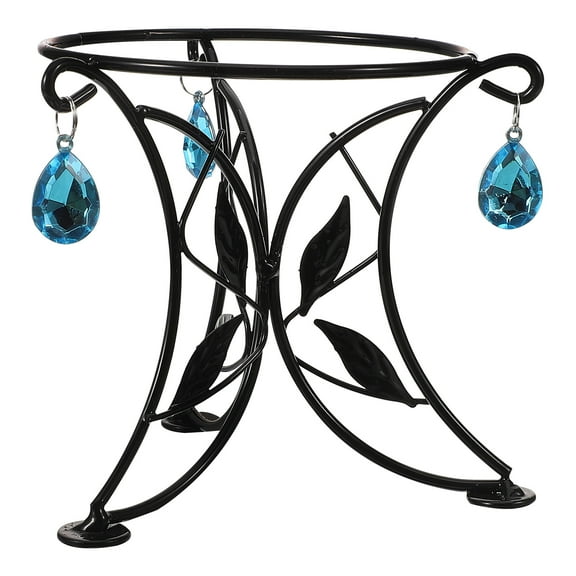 HONMEET Crystal Ball Base Metal Stand for Displaying Spheres Globes and Round Objects in Home Office