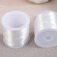 thumbnail image 1 of HONMEET 2 Rolls Elastic Thread Crystal Cord White for Simple Design Jewelry Making, 1 of 5