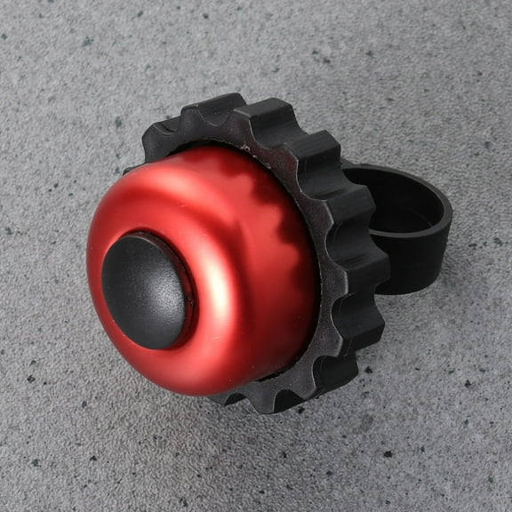 HONMEET Cycling Bike Bell Red Dome for Outdoor Riding Cyclists 1Pcs