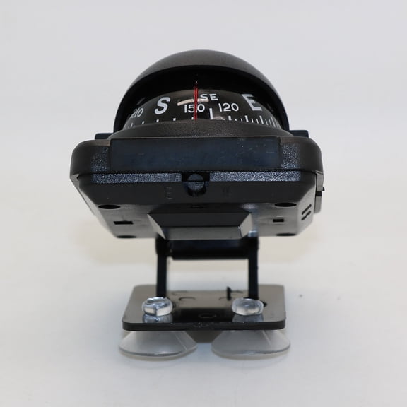 HONMEET Car Dashboard Compass Black with Magnetic Declination Adjustment for Car Navigation