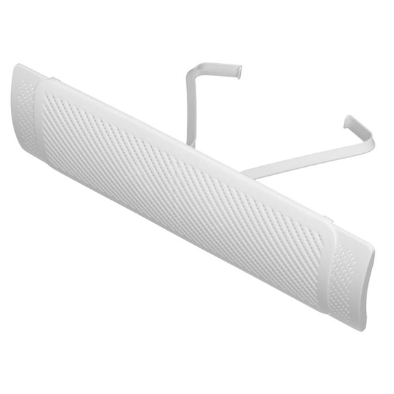 HONMEET Air Conditioning Vent Cover Air Conditioner Deflector White ABS Prevent Direct Blowing for Office Users 1Pack