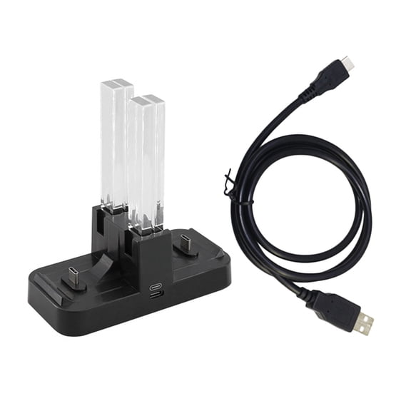 HONMEET Charging Dock with USB 5V Power and Red & Green LED Indicator Lights for Controllers