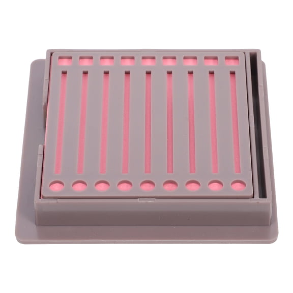 HONMEET Memo Pad Organizer Notes Holder Plastic Dark Grey 1 Set