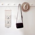 thumbnail image 1 of HONMEET White Cotton Linen Hanging Wall Organizer for Bedroom Storage and Home Organization, Stylish and Practical Solution, 1 of 8