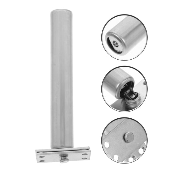 HONMEET Door Slam with Hidden Mechanism, Chromium Finish, 1 Set, Noise Reduction for Home and Office Doors