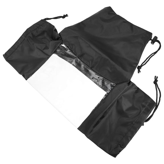 HONMEET Dslr Rain Protector Black Waterproof Cover Durable Camera Sleeve with Transparent Window