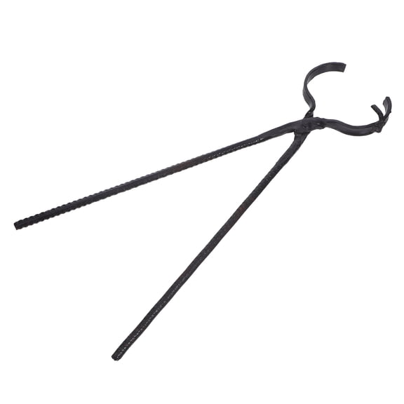 HONMEET Black Crucible Tongs for Metal Melting, Casting, and Foundry Use - High- Tool