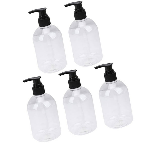 HONMEET 5-Pack Portable Reusable Travel Bottles for Shampoo, Conditioner, Lotion, Cream, and Liquid Storage