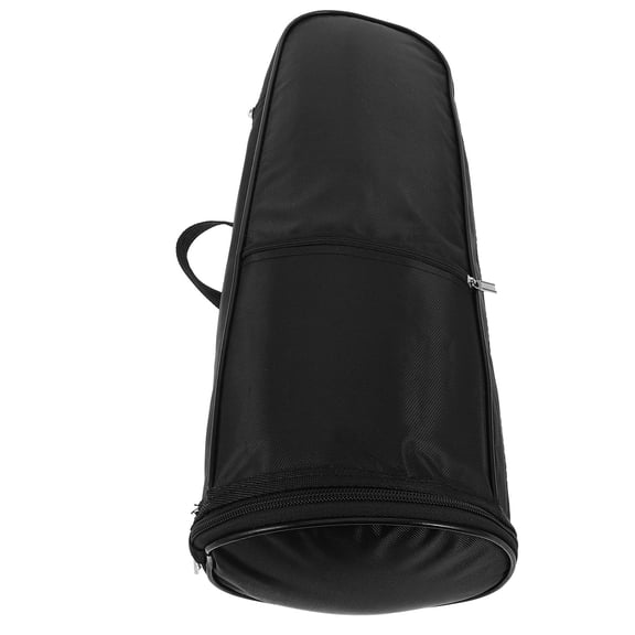 HONMEET Lightweight Black Suona Instrument Carrying Case with Organized Interior Compartments