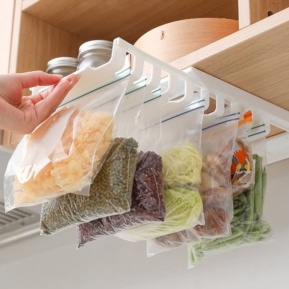 HONMEET Easy to Use White Refrigerator Rack for Kitchen Storage Strong and Wear Resistant Fridge Organizer