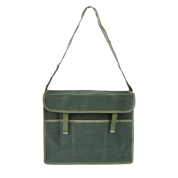 HONMEET Electrician Tool Pouch Canvas Utility Belt with Multiple Storage Pockets for Repair, Maintenance, and Hand Tools