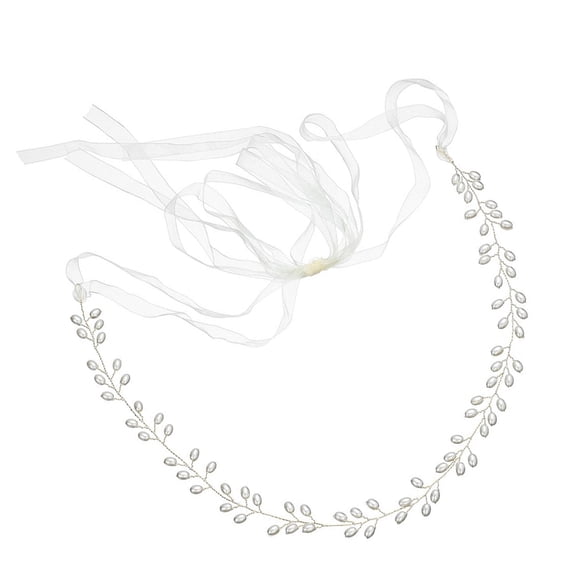 HONMEET Golden Bridal Sash Belt Elegant Wedding Waistband for Bride and Bridesmaids Accessories