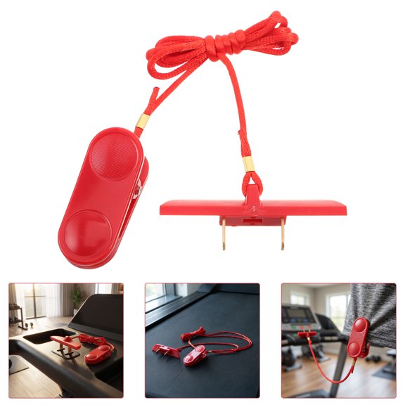 HONMEET Emergency Stop Button for Treadmill Red Key with Universal Fit and Durable Mechanical Stop Switch