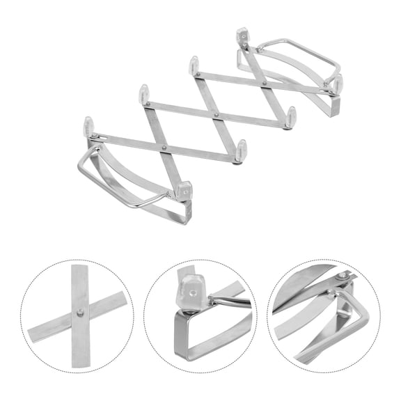 HONMEET Expandable Kitchen Trivet with Handles Stainless Steel Hot Dish and Pot Stand