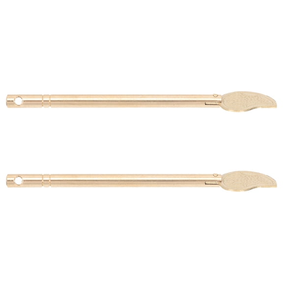 HONMEET Vintage Decorative Bronze Locking Pins for Cabinet Doors, 2 Pieces, Security Lock Hardware Accessories