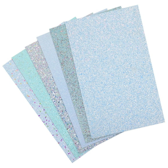 HONMEET PU Craft Sheets for Bow Making, 6 Assorted Color Pieces for Projects, Decorations, and Crafts