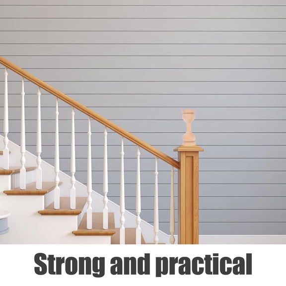 HONMEET Fence Post Finials Decorative Wood Khaki For Furniture Use 1Set