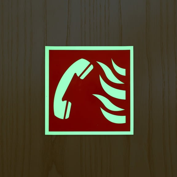 HONMEET Fire Emergency Labels for Underground Level Indicator Stickers Red Waterproof Pvc 1Set