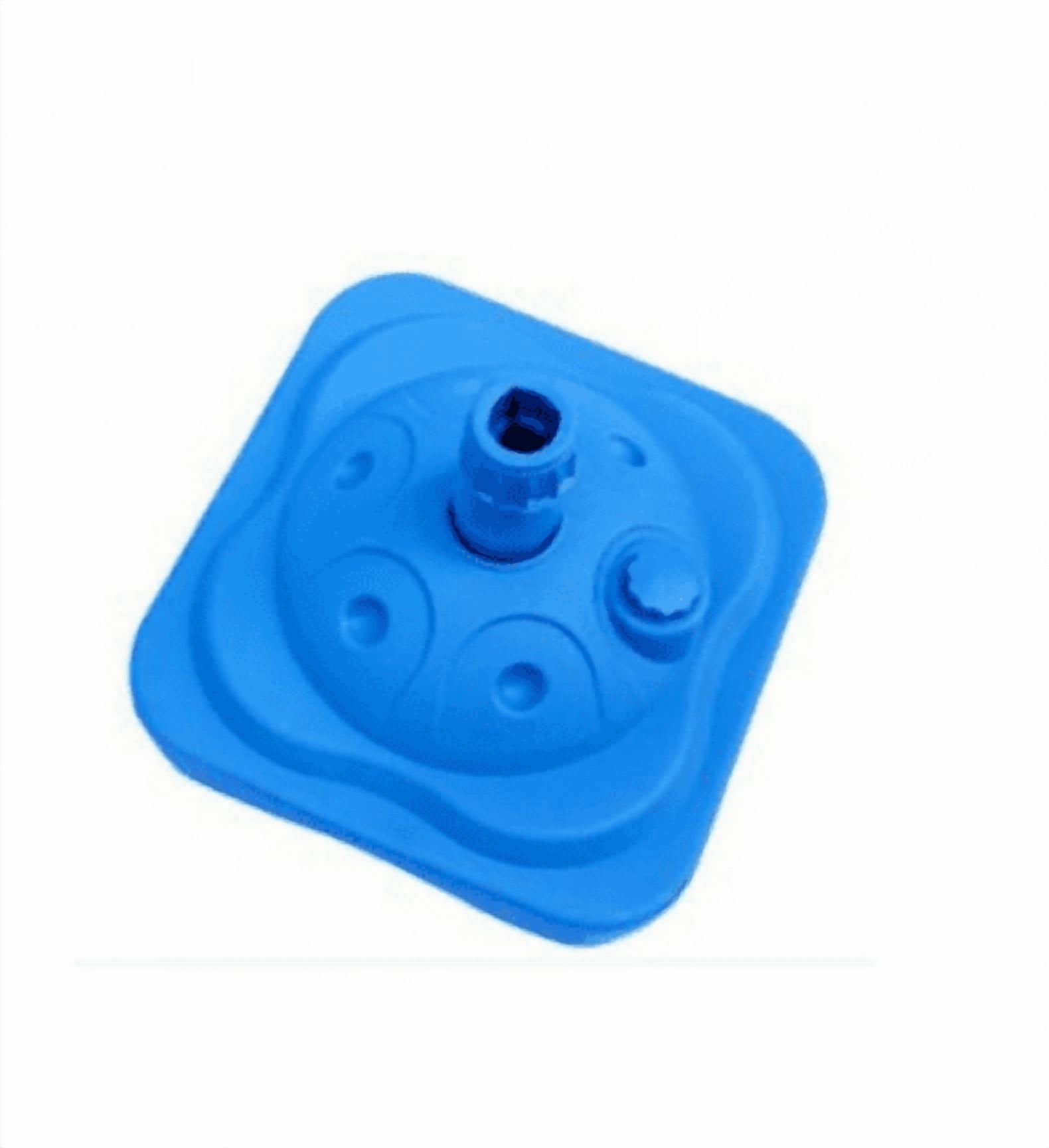 HONMEET Heavy Duty Blue Outdoor Flagpole Base Stand Water Filled Flag Holder for Home