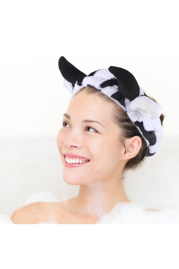 Soft Flannel Face Washing Hairband Decorative Headband for Makeup Spa and Home Use