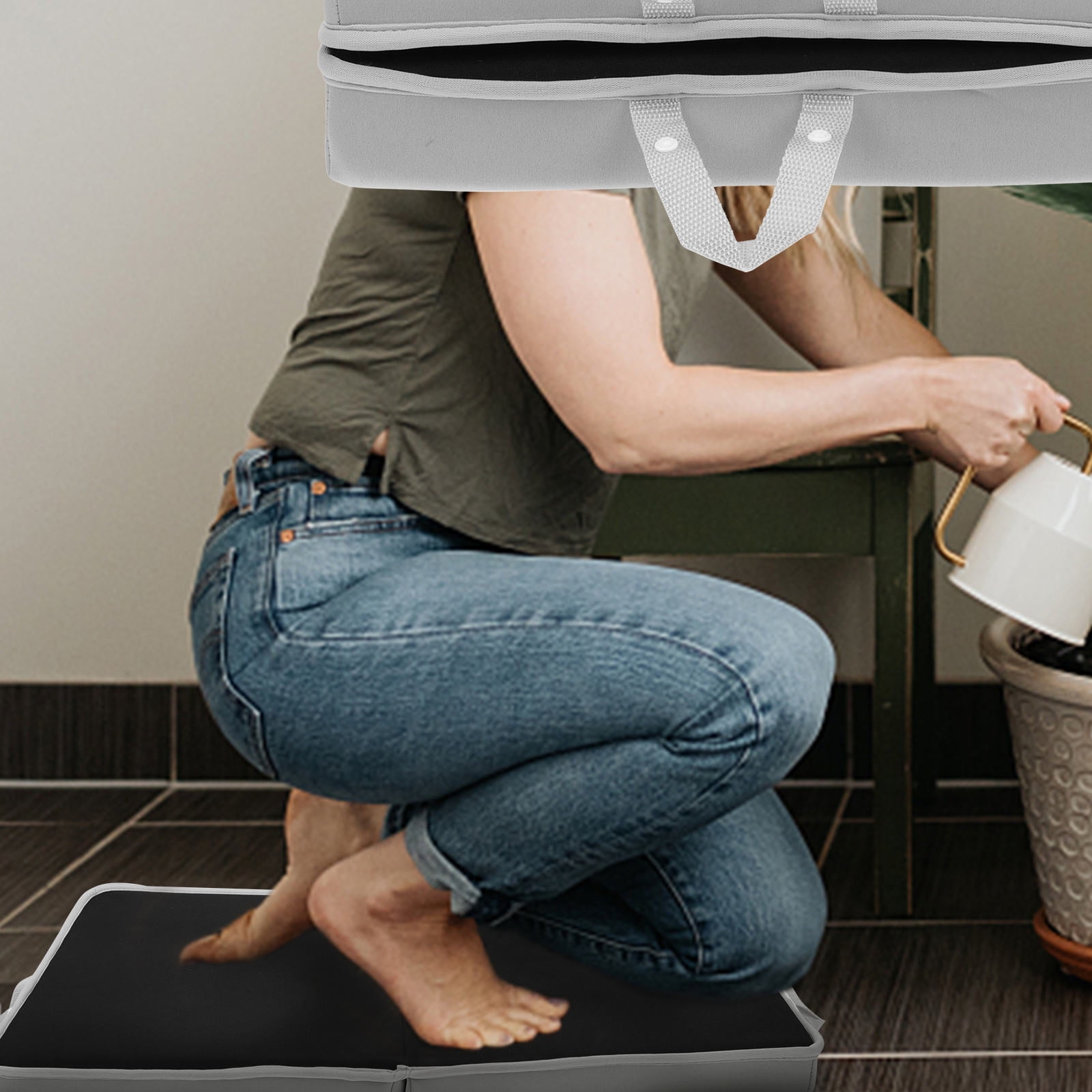 HONMEET Thickened Flat Support Kneeling Pad Cushion for Gardening, Fitness, and Comfortable Knee