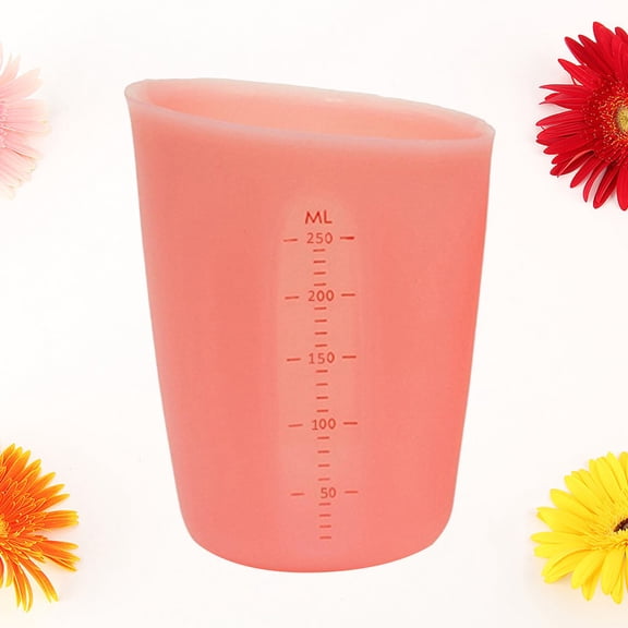 HONMEET Cooking Measuring Cup Pink Double Scale Kitchen Use 1Pack