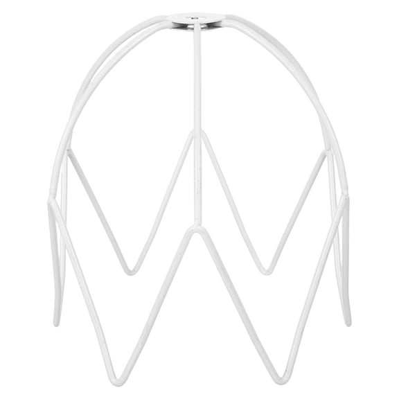 HONMEET French Vintage Metal Lamp Frame White Iron Home Decor Artistic Craft Lighting Fixture