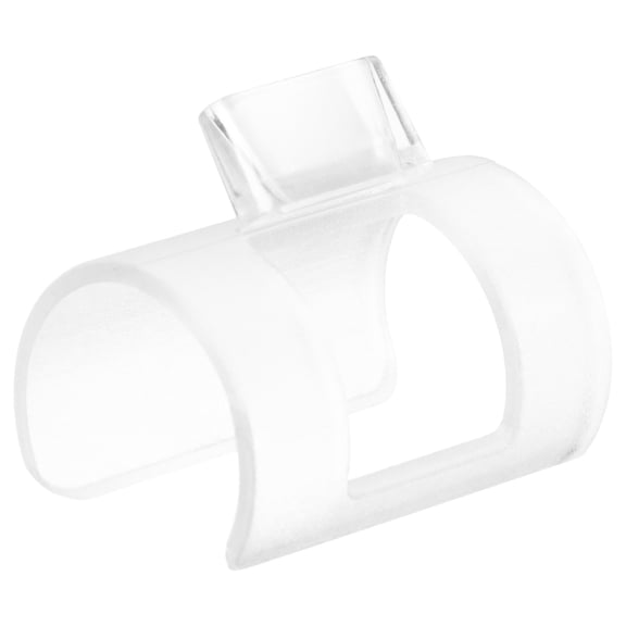 HONMEET Beginner Flute Mouthpiece White PVC Durable Practice Accessory