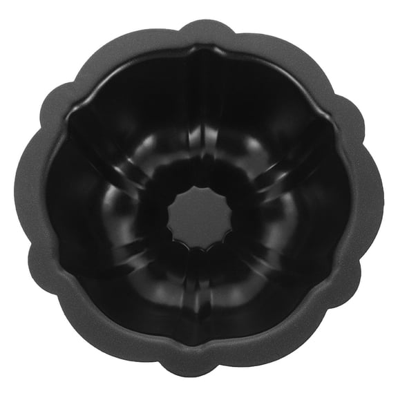 HONMEET Pumpkin Shaped Cake Pan Heavy Duty Carbon Steel Nonstick Black for Baking
