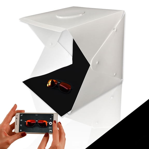 HONMEET Foldable Portable LED Lightbox Tent for Photography, USB Powered, Lightweight and Easy to Carry