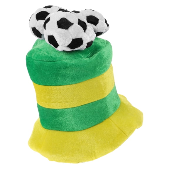HONMEET Football Fans Hat Multicolor Carnival Sporting Cheer Prop for Game Day and Parties
