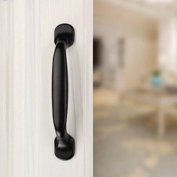 HONMEET Furniture Handles Cabinet Handle Flat Back Euro Style For Cupboard 1Set