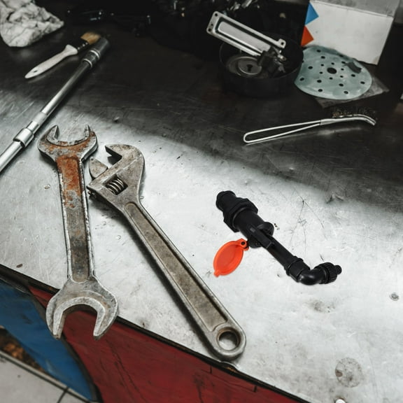 HONMEET Garden Quick Coupler Valve with Rod and Connector, Plastic Hose Connector for Easy Watering