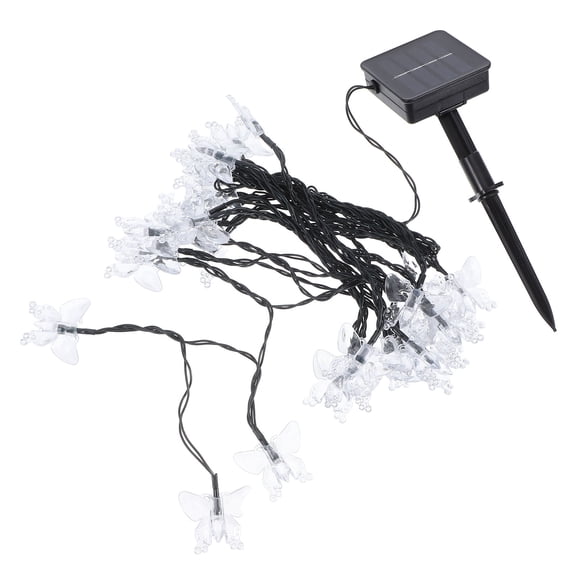 HONMEET Garden Solar Light 1Set Multi LED Powered Butterfly Shape Party Decor