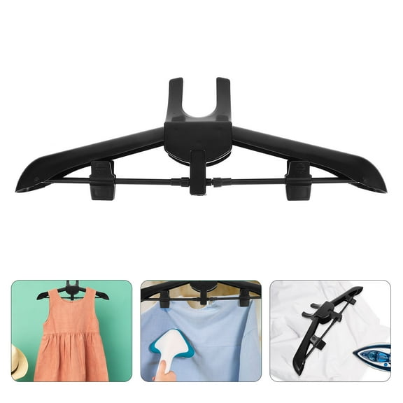 HONMEET Garment Steamer Rack Garment Steamer Hanger Black Plastic 1Pcs Storage Stand