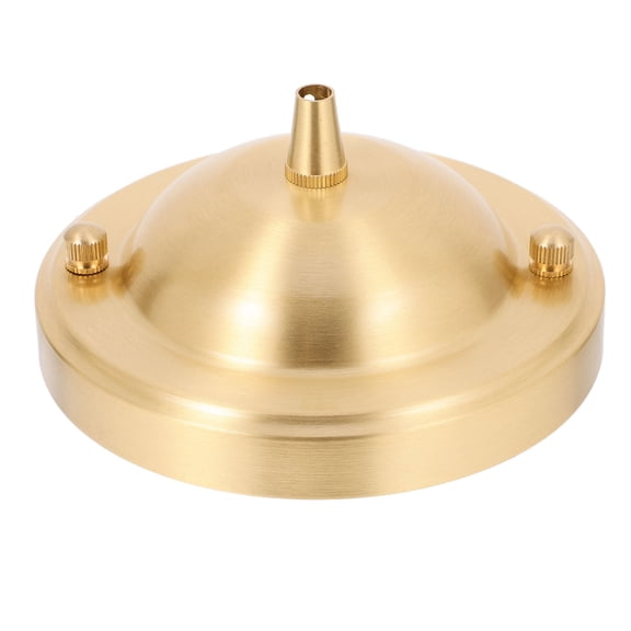 HONMEET Vintage Golden Ceiling Light Plate with Copper Canopy for Pendant Fixtures, Easy Installation, Style Lighting Accessory