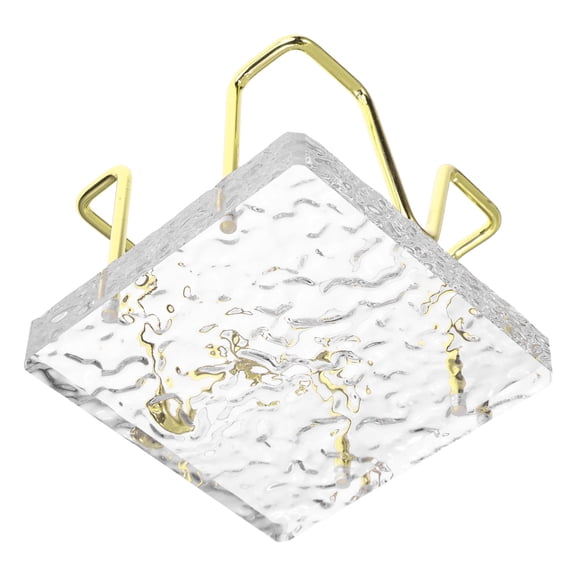 HONMEET Golden Desktop Card Holder and Note Organizer with Metal Wire Frame for Office and Study Areas
